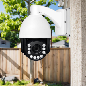 Cámara IP PTZ de seguimiento automático de 8MP con ranura para tarjeta SD PoE Audio bidireccional para uso en interiores y exteriores Sensor CMOS Función Pan-Tilt - Product Image 3