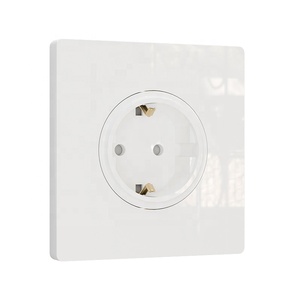 Nuovo interruttore a parete elettrico domestico presa a pulsante europa prese di corrente pannello PC cablaggio per uso domestico Max. Corrente 16A Max. 250V - Product Image 3