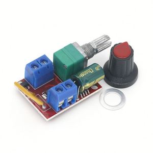Regolatore di velocità PWM del motore a corrente continua 3 v6 12 24 35V interruttore di regolazione della velocità ultra-piccolo dispositivo di illuminazione a LED 5A - Product Image 1