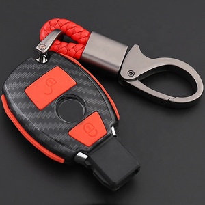 Karbon FIBER ABS akıllı anahtarsız uzaktan anahtar kutu Fob konut koruyucu kapak için C E S M CLS CLK ces GL Class Mercedes Benz için - Product Image 5