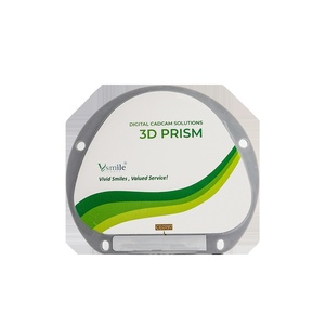 บล็อกเซรามิกเซอร์โคเนียหลายชั้น71มม. 3D ปริซึม,สำหรับเครื่องกัด AG Ceramil Millis - Product Image 1