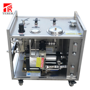 Bomba líquida posta ar do teste da pressão TEREK com unidade do gravador do gráfico para testes hidrostáticos da hidro tubulação
