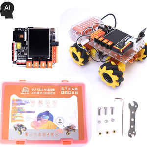 AI 4WD Mecanum Smart Robot Roboter für künstliche Intelligenz DIY STEM Robot Kit Codierung für Kinder K210 Mainboard Objekter kennung