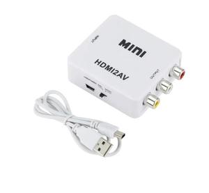 HDMITo RCA影音/CVBS适配器高清视频转换器盒L/R视频1080P 720P支持NTSC PAL迷你HDMIto影音转换器 - Product Image 3