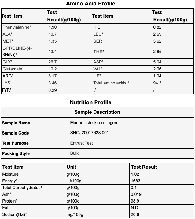 100% Pure Fish Collagen Granule Food/Cosmetic Grade