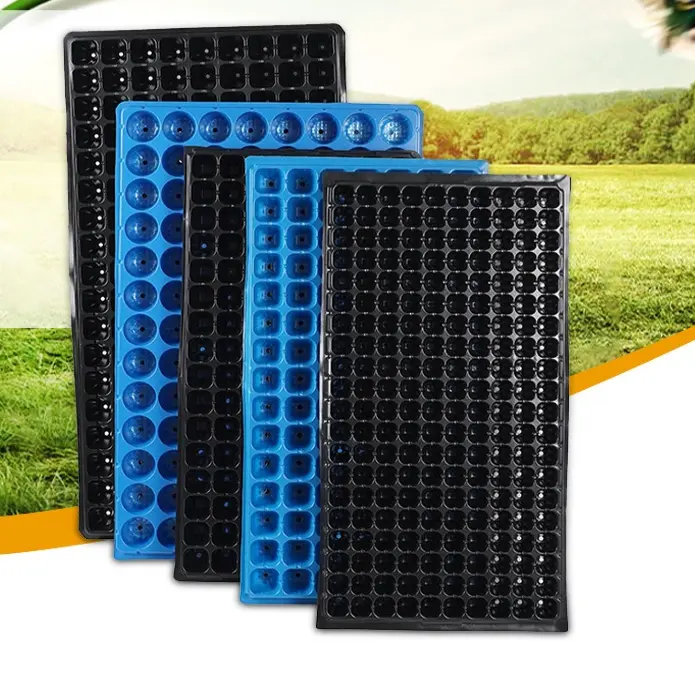 128 cell plastic plant vegetable seeding seedling tray seed germination vegetables flower growing tray