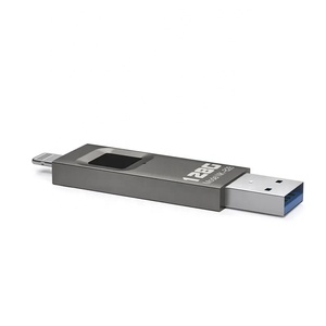 适用于PC智能手机的2合1定制usb指纹USB闪存驱动器加密安全保护指纹pendrive拇指驱动器 - Product Image 3