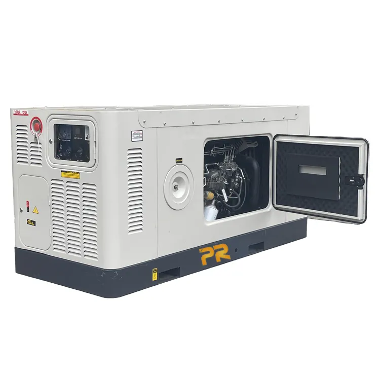 10kVA toda a casa gerador diesel silencioso backup 10kw refrigerado a ar tipo de quadro aberto 400V/110V Preço competitivo começando 18kW