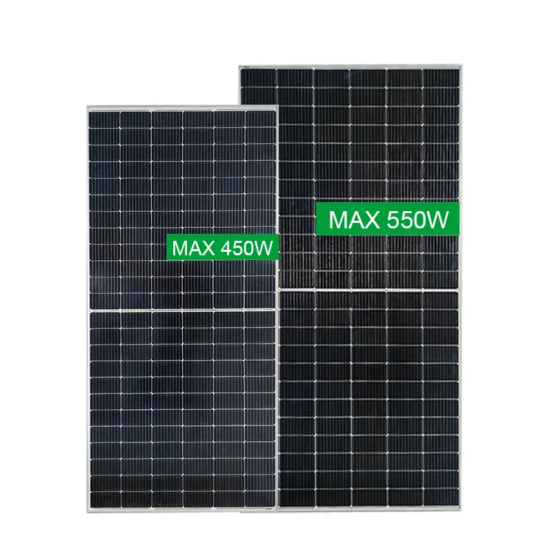 Monocrystalline silicon solar power panel 410W 450W 500W 530W 550W household photovoltaic module 450W panel outdoor solar panel