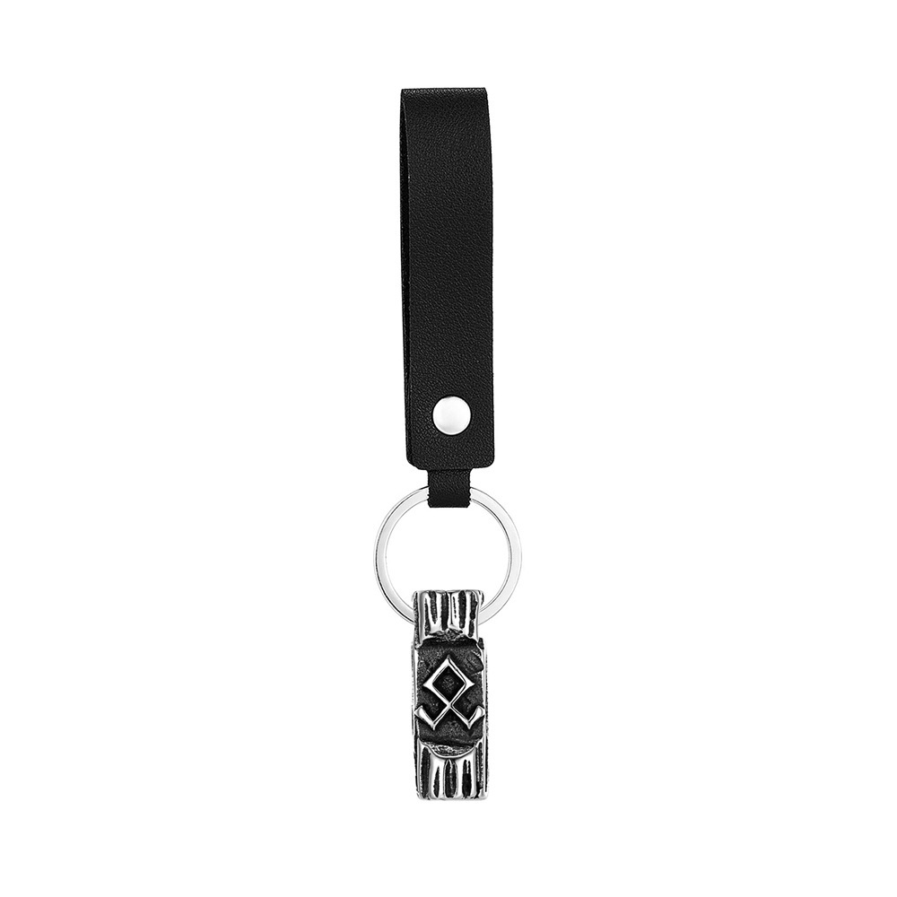 Porte-clés pendentif cordon en cuir