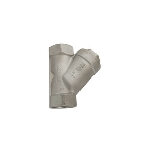 不锈钢304/316 <span class=keywords><strong>y</strong></span>型过滤器CF8M 1英寸母NPT过滤器