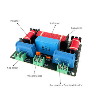 มืออาชีพ 2 ขับ 1 ลําโพงเบสตัวแบ่งความถี่เสียงไฮไฟครอสโอเวอร์ 3 ทาง 280W WEAH 320 - Product Image 4