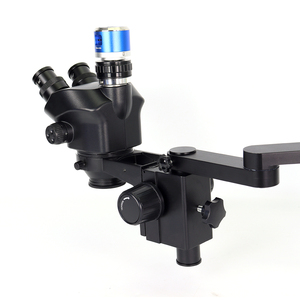 SANQTID bureau fixe cardan support <span class=keywords><strong>Microscope</strong></span> trinoculaire <span class=keywords><strong>Microscope</strong></span> de soudage électronique réparation de téléphone portable avec caméra - Product Image 5