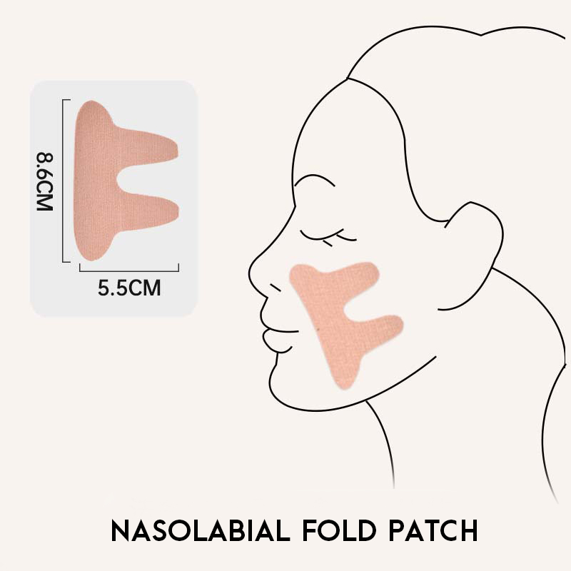 20 pcs/boîte NASOLABIAL FOLD PATCH