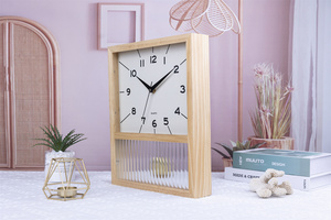 Gỗ tự nhiên làm khung bàn bàn đồng hồ bằng gỗ với con lắc - Product Image 4