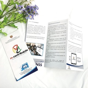 定制说明迷你小册子目录折叠小册子广告传单印刷 - Product Image 4