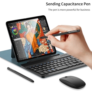 Funda para tableta para Google Pixel Fold Gear ajuste teclado con bolígrafo + Ratón + Funda de cuero - Product Image 4