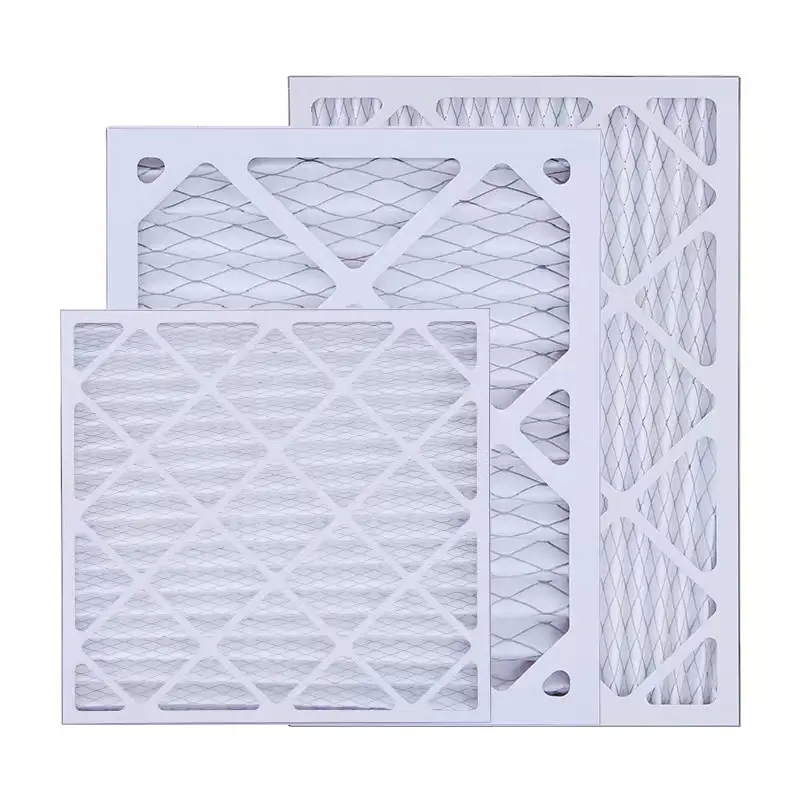 Customized Pleated AC Furnace HVAC 16x25x1 16x20x1 20x20x1 20x25x1 Air Filter MERV 8 10 13 16 Replacement Air Conditioner Filter