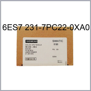 1pc Scarce Products Brand New Original 1 Piece in Box Fast Shipping <strong>6es7</strong> <strong>231</strong>-7pc22-0xa0 <strong>Analog</strong> <strong>Input</strong> Unit Plc - Product Image 2