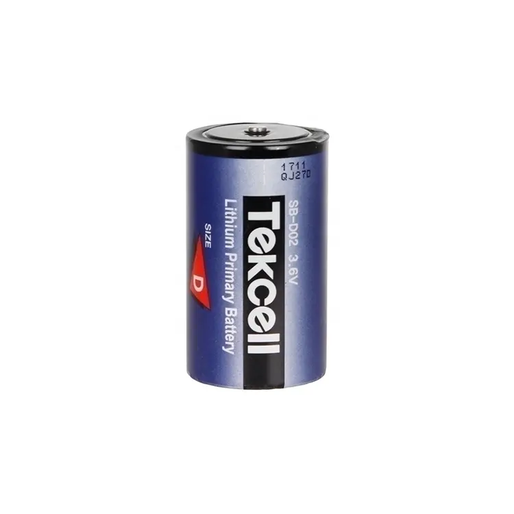 Heiß verkaufte Tekcell SB-D02 3.6V 19Ah Lithium-Primär batterie für Kamera mikrofone Taschenlampe