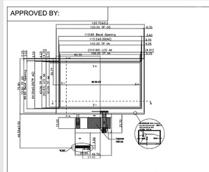 Cina completamente trasparente TFT LCD RGB interfaccia LCM Display modulo con Cog Display positivo Stand - Product Image 6
