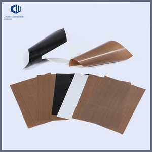 ผ้าทอฉนวนใยแก้วทนอุณหภูมิสูง PTFE ลามิเนตสำหรับเครื่องปิดผนึกปรับแต่งได้บริการตัด - Product Image 1