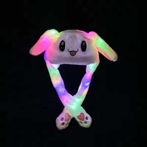 ของเล่นตุ๊กตาสัตว์ยัดนุ่นนุ่มสำหรับเด็กผ้ากำมะหยี่ลายดอกไม้น่ารักน่ารักแบบปรับแต่งได้พร้อมไฟ LED สีสันสดใส - Product Image 2