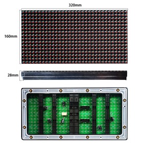 Открытый водонепроницаемый P10 полноцветный RGB DIP Dot Матричные светодиодные модули Светодиодный дисплей экран - Product Image 1