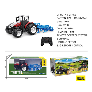 รถแทรคเตอร์ขนาดเล็กบังคับวิทยุขนาด2.4กรัมขนาด1/24 6 Ch มีไฟ - Product Image 5