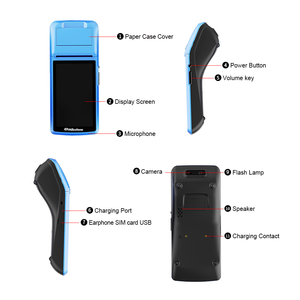 Aktualisiertes Android 8.1 Handheld Pos Systems Terminal mit Drucker 58mm NFC Google Player - Product Image 2