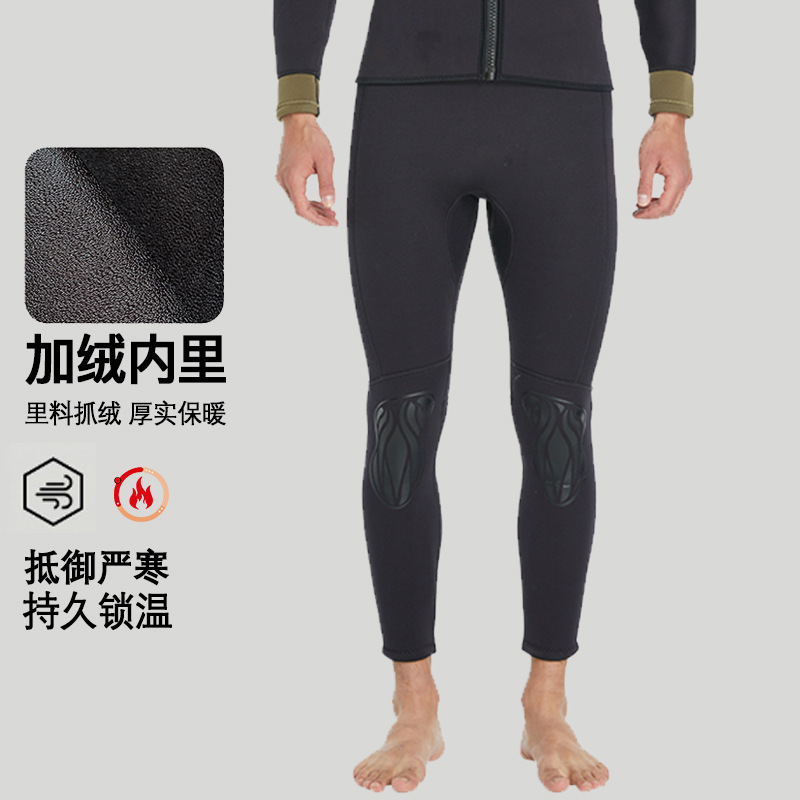 1530 pantalon noir avec velours