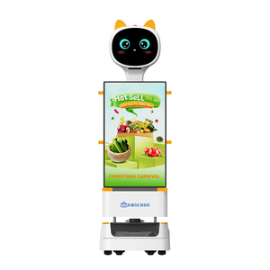 Multi-Language Mall Promotion <strong>Robot</strong> 27&quot; Screen Auto Recharging for Global <strong>Brand</strong> Campaigns Advertising <strong>Robot</strong> Ai Trade Show - Product Image 1