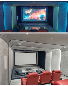 16:9 16:10 <strong>Curved</strong> Projection <strong>Screen</strong> 160 Degree Outdoor Portable <strong>Fixed</strong> <strong>Frame</strong> Remote Zsmscreen GS150C Home GS-C Series 106-Inch - Product Image 6