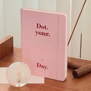 Dated Weekly Diary Planner Customizable Hardcover <strong>Notebook</strong> <strong>With</strong> <strong>Elastic</strong> Band 2026 Dot Your Day - Product Image 2