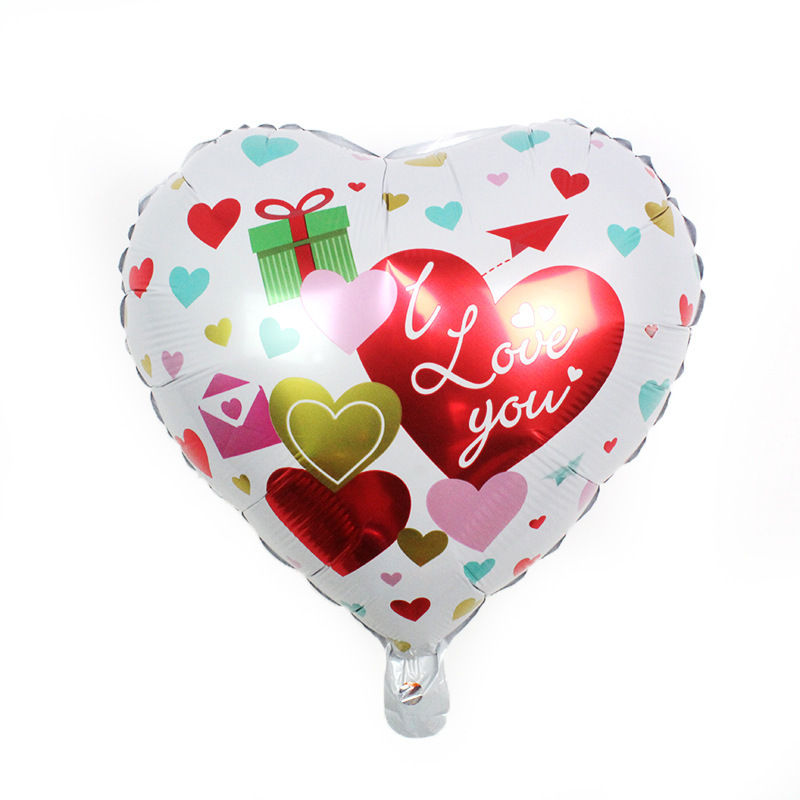 Cœur cadeau lettre de 18 pouces pour la Saint-Valentin