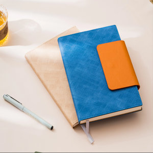 B5 Customized <strong>Printing</strong> Linen PU Leather <strong>Notebook</strong> <strong>Elastic</strong> Band Pen Holder Hard Cover Loose-leaf Binding School Organizer Diary - Product Image 5