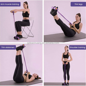 Multifunktion bänder Set Arm Bein trainer Abdominal Home Fuß pedal Gym Latex Trainings gerät Ausrüstung Widerstands band - Product Image 6