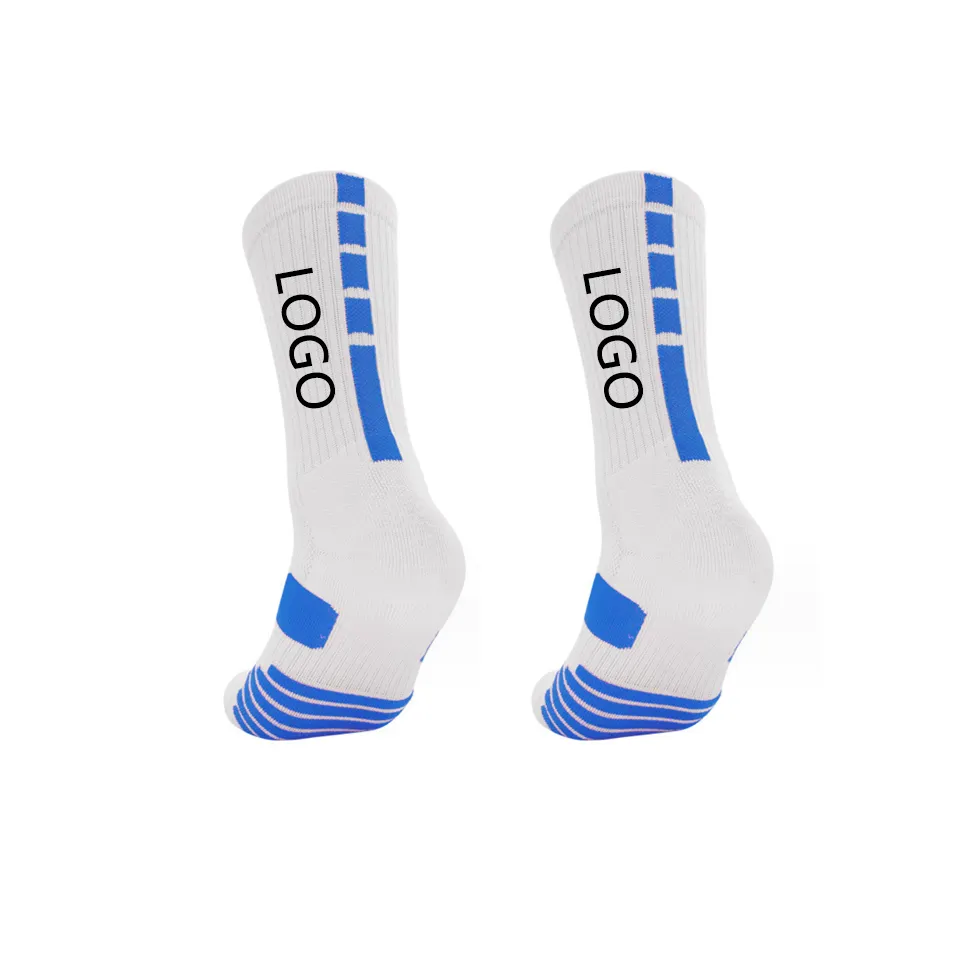 Индивидуальная конструкция, профессиональные спортивные Нескользящие Элитные баскетбольные носки, мягкие спортивные носки для экипажа