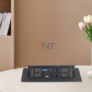Office Meeting Table <strong>Multi</strong>-<strong>functional</strong> Zinc Alloy Office <strong>Desktop</strong> Table Pop up Power <strong>Socket</strong> <strong>With</strong> Vga Usb Port - Product Image 2