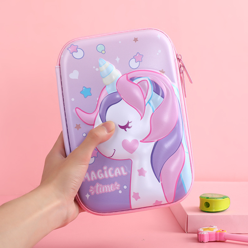 Bordure rose licorne ombrée