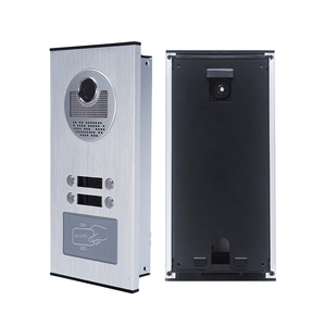 <strong>Factory</strong> Direct Wifi Doorbell <strong>System</strong> for Multi-Family 3-Button with RFID Card Unlock Camera Video <strong>Intercom</strong> for Tuya Application - Product Image 4