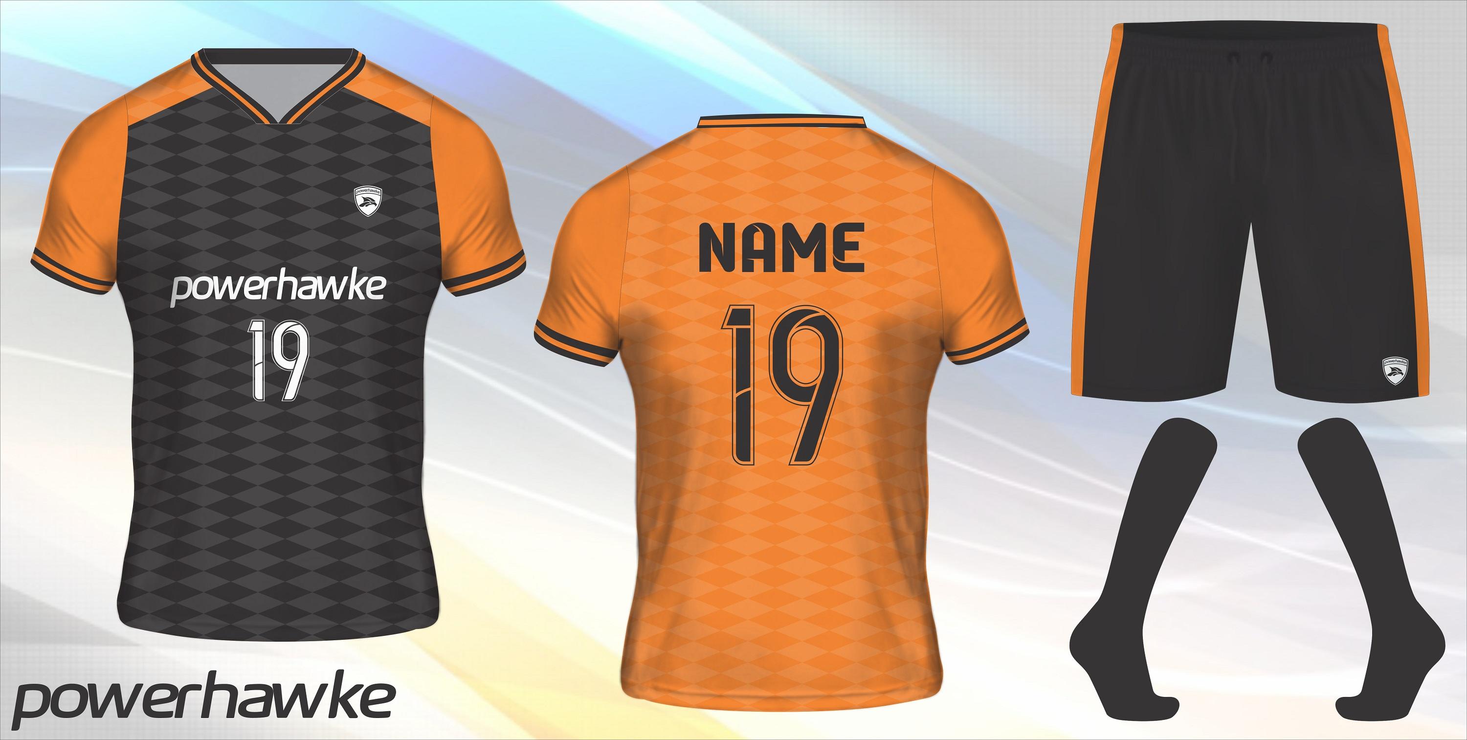 สีส้มและสีดำ