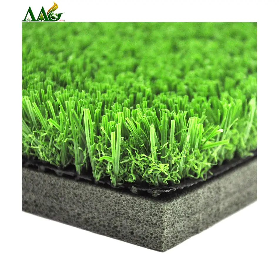 Aag mini gramado de futebol sintético, 30mm não preenchimento de grama artificial de futebol em área externa de 40mm para futebol