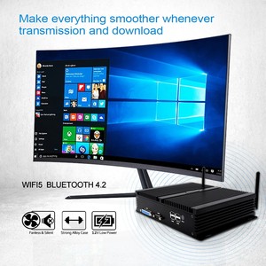 HYSTOUPCインダストリアルミニPC Intel Core I7 8550U Fanless DDR4デスクトップコンピュータ最大64GB内蔵メモリミニコンピュータ - Product Image 6