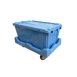 保管用リッドコンテナプラスチックトートムービングボックス付きリッドコンテナ - Product Image 4