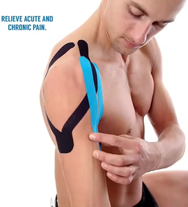 Yeni kinesiyoloji bandı atletik kurtarma elastik bant Kneepad kas ağrı kesici diz pedleri destek spor Fitness bandaj - Product Image 5