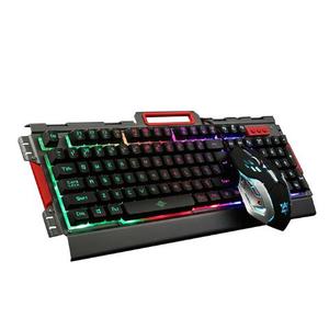Conjunto Combinado de teclado y ratón con cable para Gaming, Mouse colorido Led con USB, K33, para ordenador de escritorio - Product Image 5