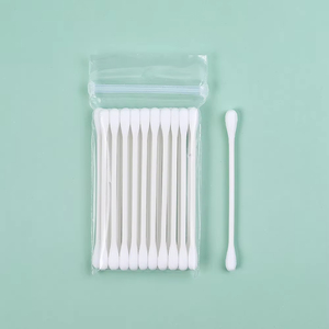 Dùng Một Lần 20Pcs Mềm Mại Và Thoải Mái Bông Gạc Với Gậy Giấy Và Túi Sản Phẩm Vệ Sinh - Product Image 3