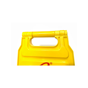 EcoClean thương mại bền bán buôn 24 inch đôi bên màu vàng thận trọng sàn ướt có thể gập lại khách sạn đường phố sảnh cảnh báo dấu hiệu - Product Image 4