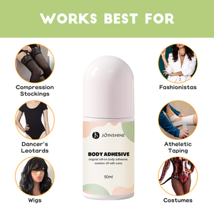 Cosmetic Body Glue <strong>Tape</strong> Long Lasting Roll-on Body Adhesive Glue Washable Body Glue for Clothes